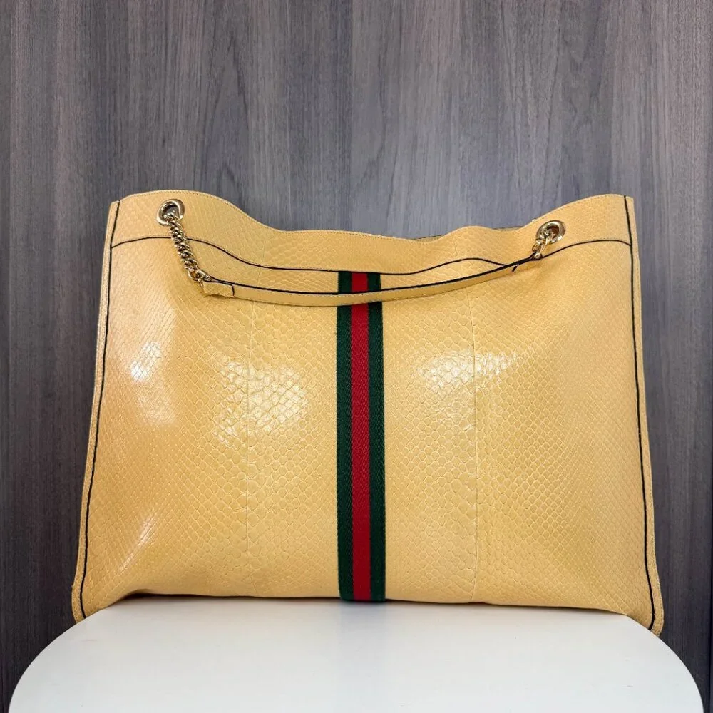 Gucci Rajah Maxi Python tote - Picture 3 of 11